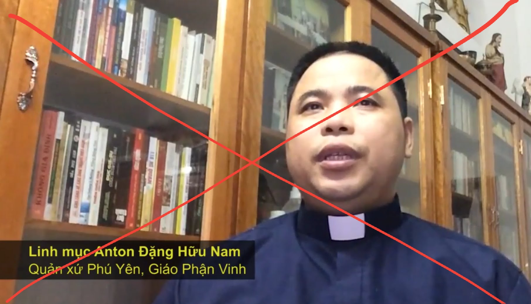KHÔNG DÁM ĐƯA GIÁO DÂN ĐI NỘP ĐƠN,  LM ĐẶNG HỮU NAM LỘ RÕ BẢN CHẤT