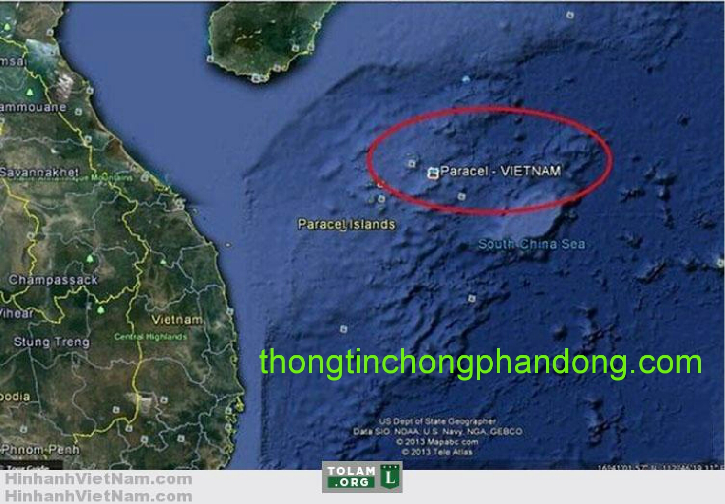 Google đã thay bản đồ, công nhận Hoàng Sa, Trường Sa là của Việt Nam