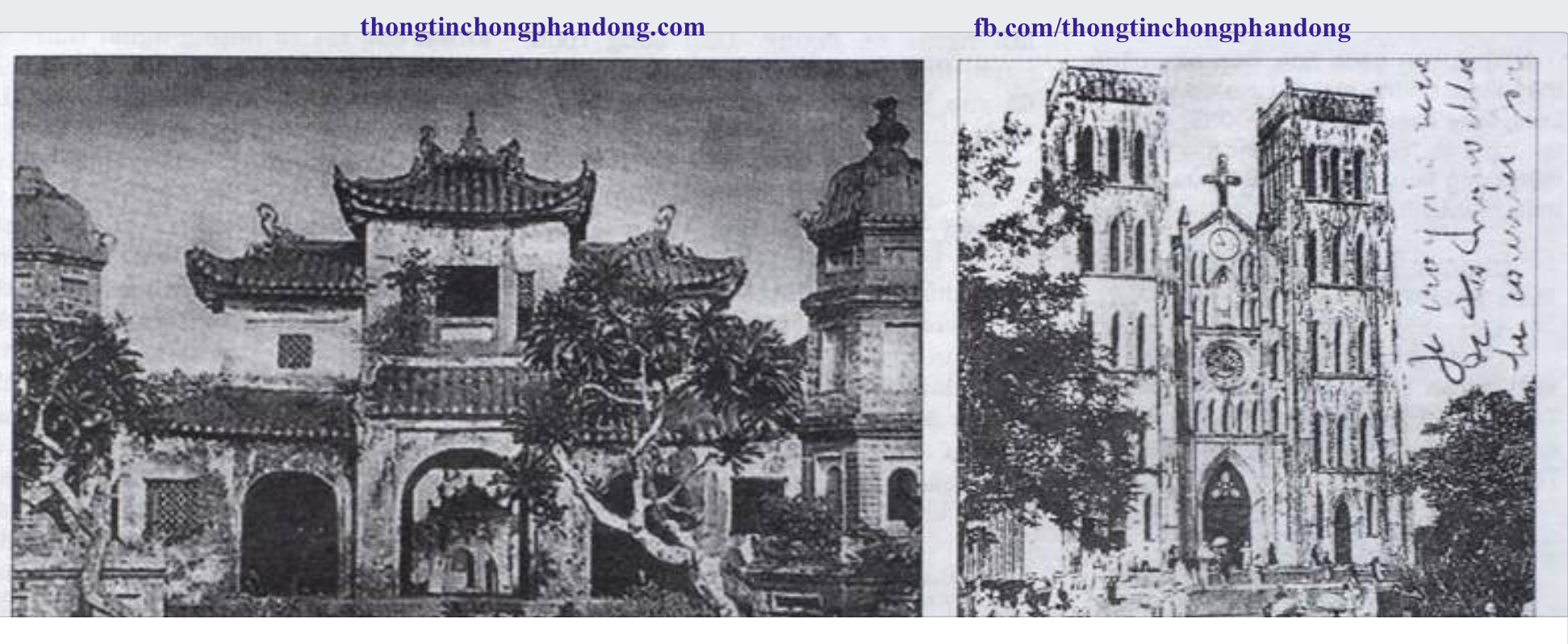 Chùa Báo Thiên đau nỗi đau của nước