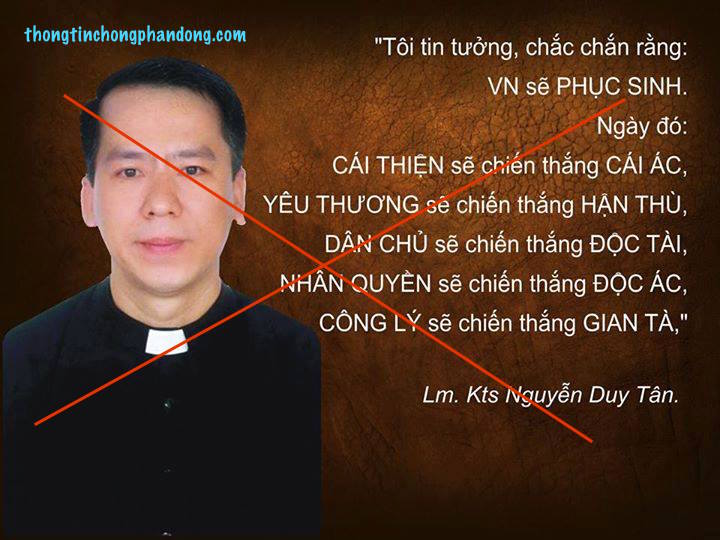 Sự chống phá ngông cuồng, trắng trợn, thách thức pháp luật và dư luận của linh mục Nguyễn Duy Tân
