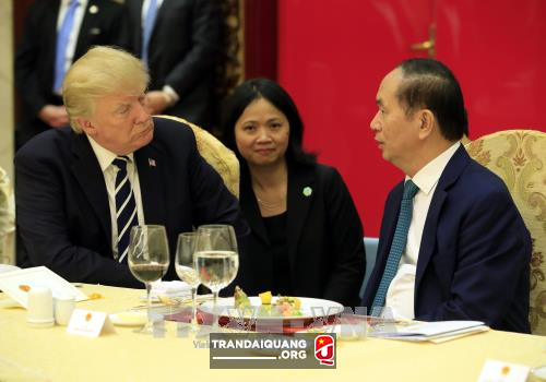 Chuyến thăm của Tổng thống Mỹ Donald Trump lộ tư duy của Trương Huy San