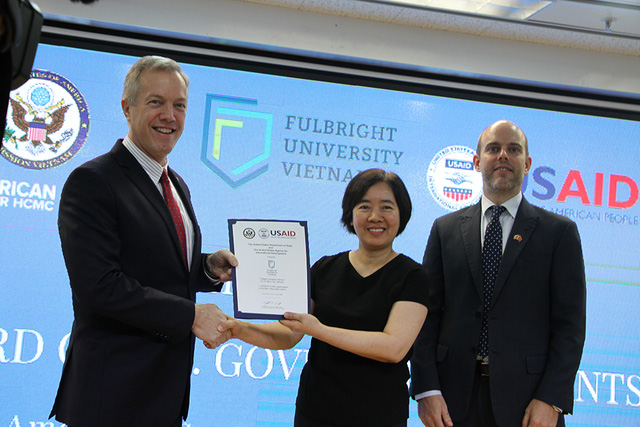 
Ông Ted Osius, nguyên Đại sứ Mỹ tại Việt Nam sẽ làm Phó Chủ tịch trường ĐH Fulbright Việt Nam (FUV) từ tháng 1/2018
