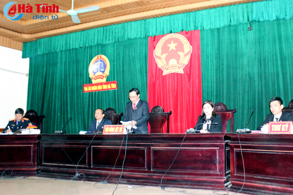 Toà án nhân dân tỉnh Hà Tĩnh tuyên án Nguyễn Văn Hoá