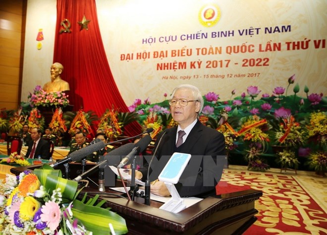 Toàn văn phát biểu của Tổng Bí thư Nguyễn Phú Trọng tại Đại hội đại biểu toàn quốc lần thứ VI Hội Cựu chiến binh Việt Nam