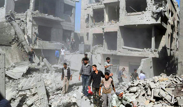 Hàng trăm người ở Thủ đô Syria bỏ mạng vì bom đạn