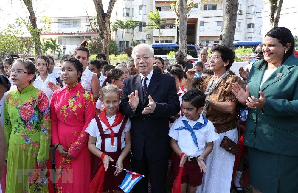 Hình ảnh về chuyến thăm Cuba của Tổng bí thư Nguyễn Phú Trọng