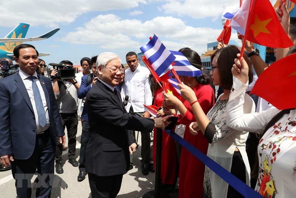 Hình ảnh về chuyến thăm Cuba của Tổng bí thư Nguyễn Phú Trọng