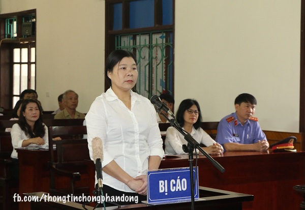 Hà Tĩnh: Tuyên phạt 9 năm tù và 5 năm quản chế đối với Trần Thị Xuân về tội hoạt động nhằm lật đổ chính quyền