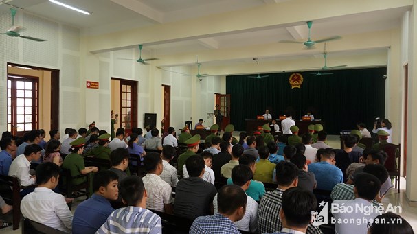 Tòa án nhân dân tỉnh Nghệ An xét xử phúc thẩm vụ án Hoàng Đức Bình