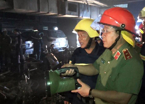Vụ cháy chung cư Carina: Khởi tố, bắt tạm giam nguyên giám đốc công ty Hùng Thanh