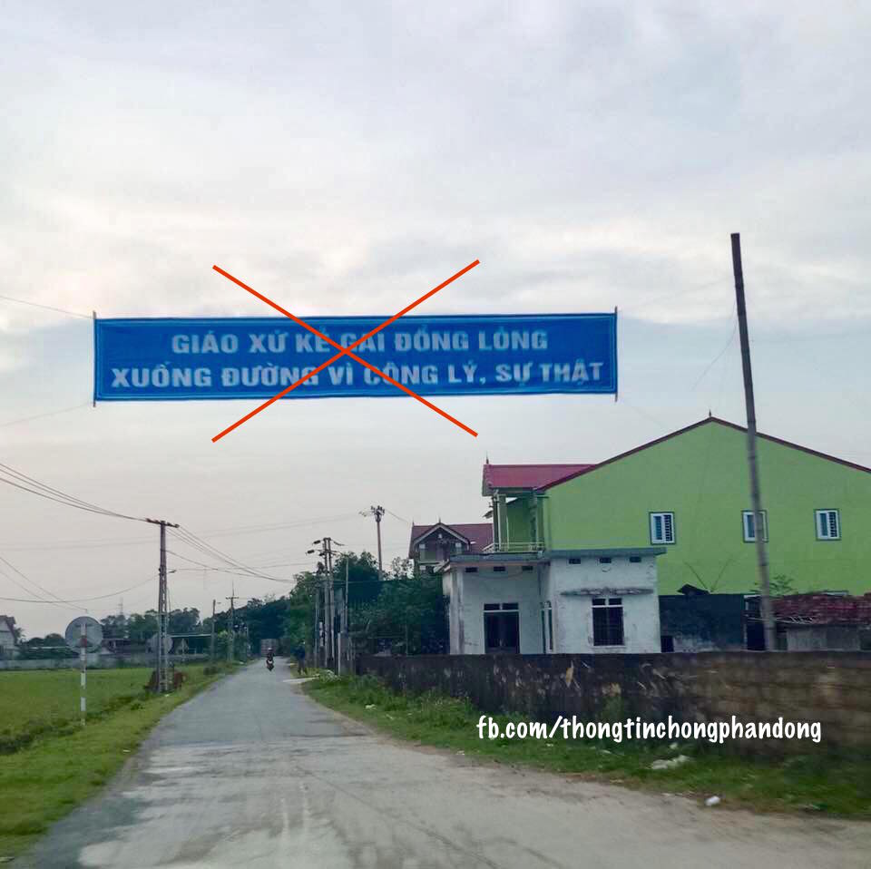 Linh mục Nguyễn Đức Nhân quản xứ Kẻ Gai, huyện Hưng Nguyên, Nghệ An lại kích động giáo dân