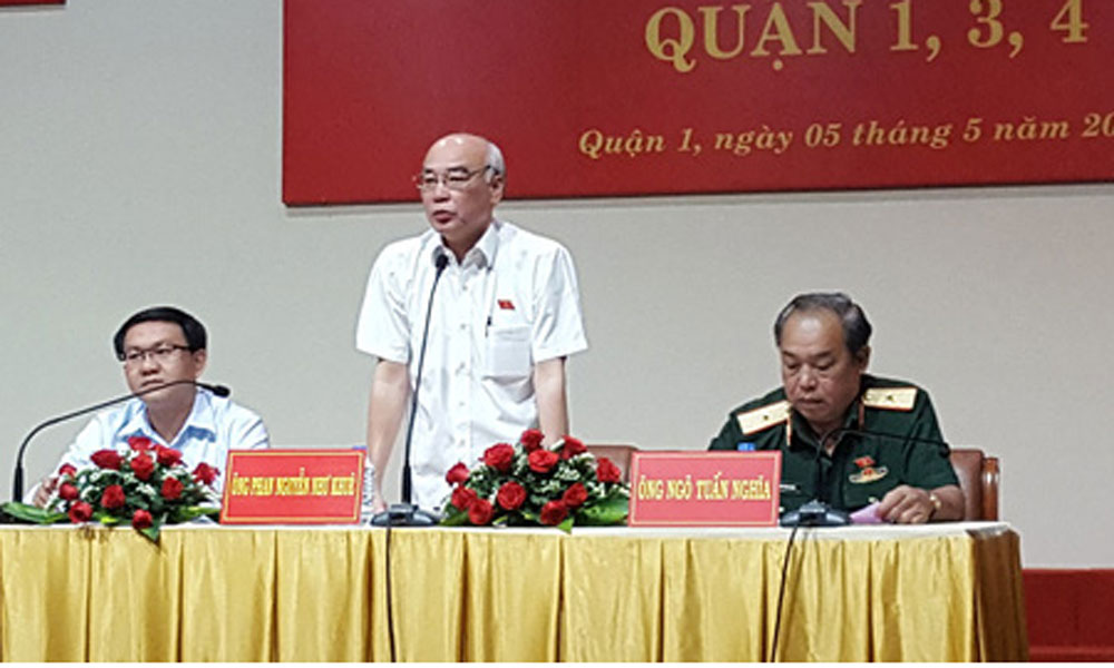 Chủ tịch nước Trần Đại Quang xin phép vắng mặt tiếp xúc cử tri tại TP. Hồ Chí Minh