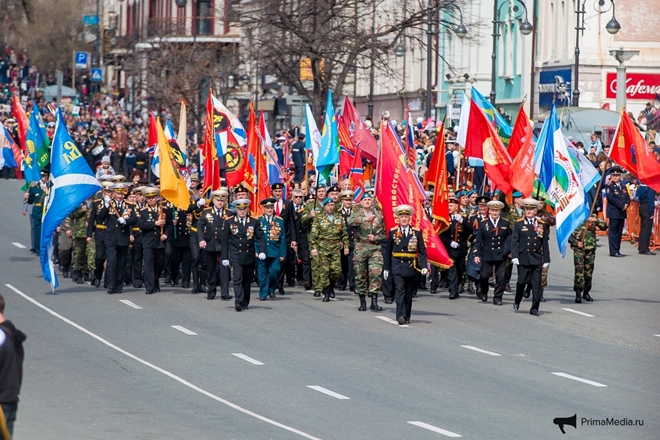 Không khí mừng Ngày Chiến thắng Phát xít trên khắp nước Nga