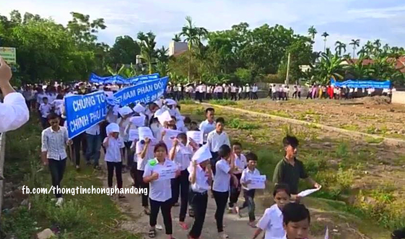 Kích động biểu biểu ngày 10/6/2018: Xin đừng lợi dụng trẻ em vào mục đích chính trị đen tối