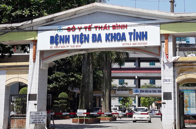 
Bệnh viện Đa khoa tỉnh Thái Bình nơi điều dưỡng viên Nguyễn Thị Ngọc M. đang công tác
