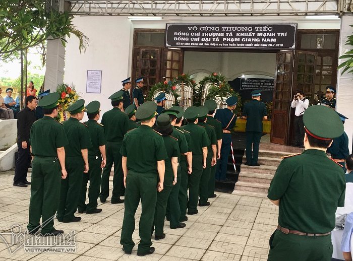 Toàn cảnh Lễ viếng, Lễ truy điệu 2 phi công Su-22 hy sinh ở Nghệ An