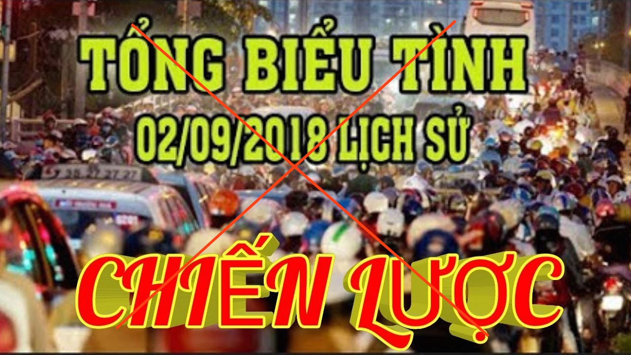 THÔNG BÁO KHẨN CẤP: Cảnh giác, nói không với lời kêu gọi, kích động biểu tình vào ngày 02-9-2018