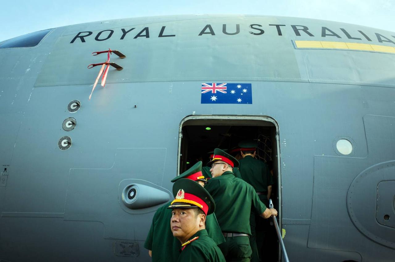 Máy bay quân sự Australia tới TP HCM hỗ trợ lực lượng gìn giữ hòa bình