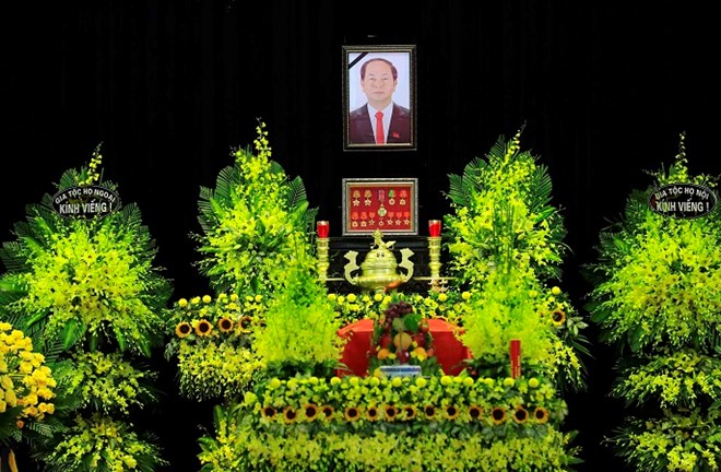 Những hình ảnh đầu tiên trong ngày đầu Quốc tang Chủ tịch nước Trần Đại Quang