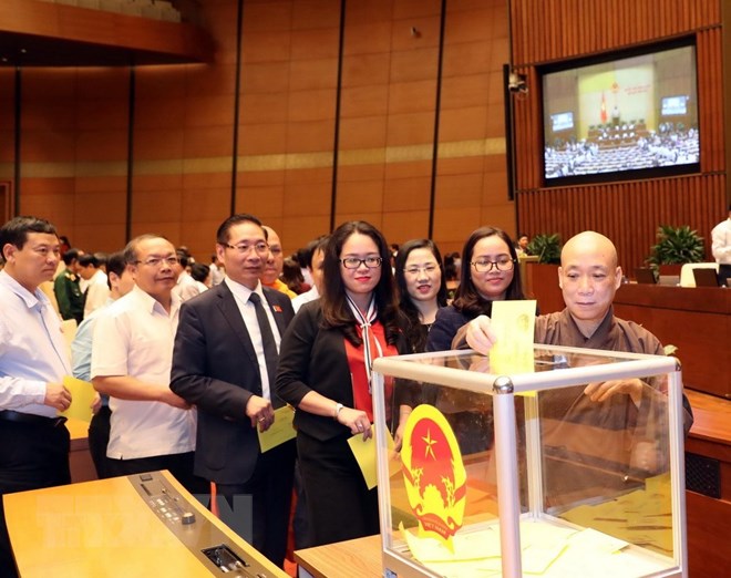 Quốc hội bỏ phiếu bầu Tổng Bí thư Nguyễn Phú Trọng làm Chủ tịch nước