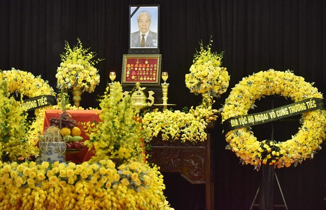 Những hình ảnh đầu tiên về lễ quốc tang, lễ viếng Nguyên Tổng Bí thư Đỗ Mười