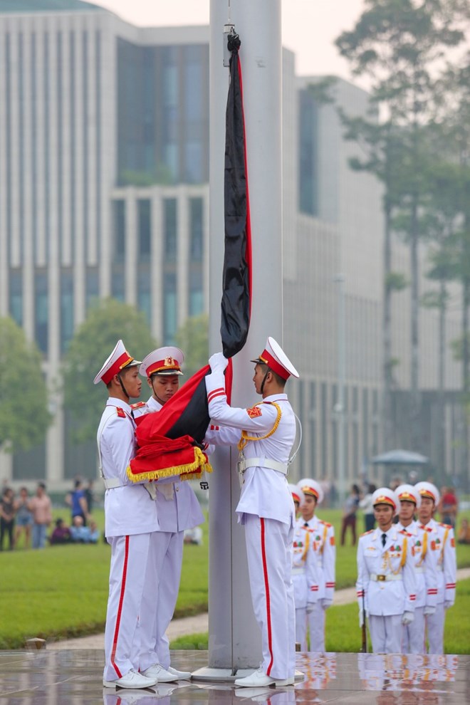 Những hình ảnh đầu tiên về lễ quốc tang, lễ viếng Nguyên Tổng Bí thư Đỗ Mười