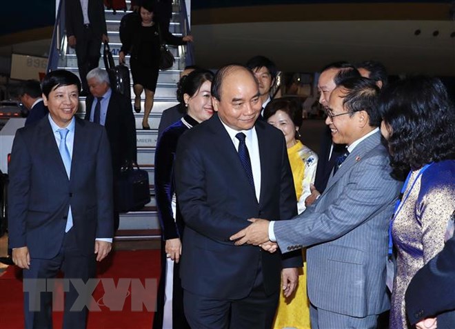 Thủ tướng Nguyễn Xuân Phúc đã tới thủ đô Tokyo của Nhật Bản
