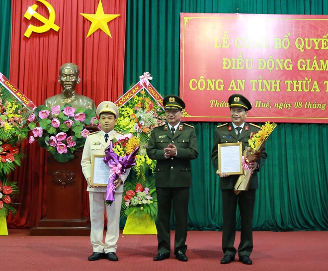 Công an tỉnh Thừa Thiên - Huế có giám đốc mới