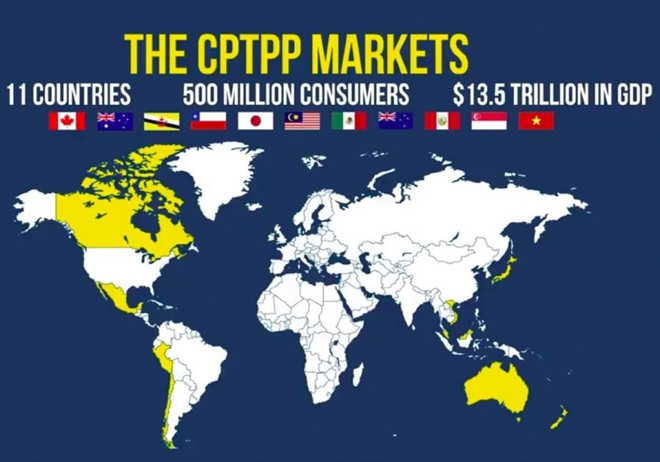 CPTPP chính thức có hiệu lực