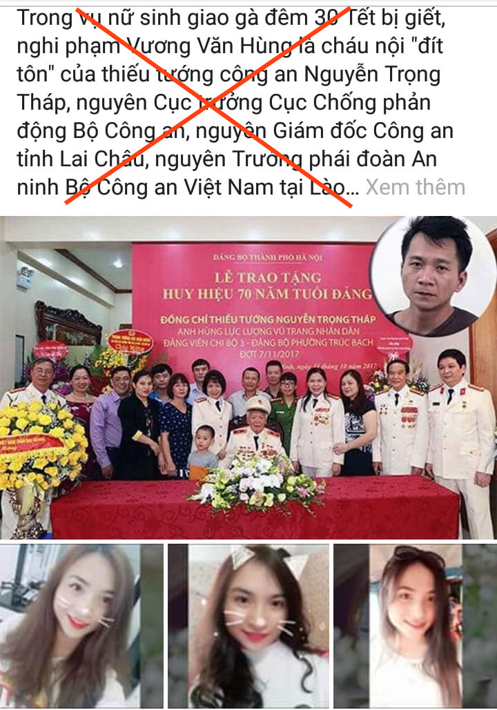 Nhân thân nghi phạm giết nữ sinh giao gà: Gia đình Tướng Công an lên tiếng