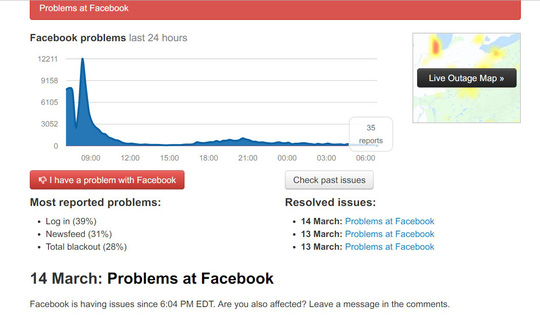 Facebook công bố nguyên nhân sự cố sập mạng