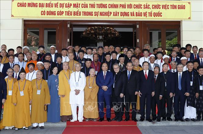 Thủ tướng: Lợi ích của từng tôn giáo gắn liền với lợi ích của quốc gia, dân tộc