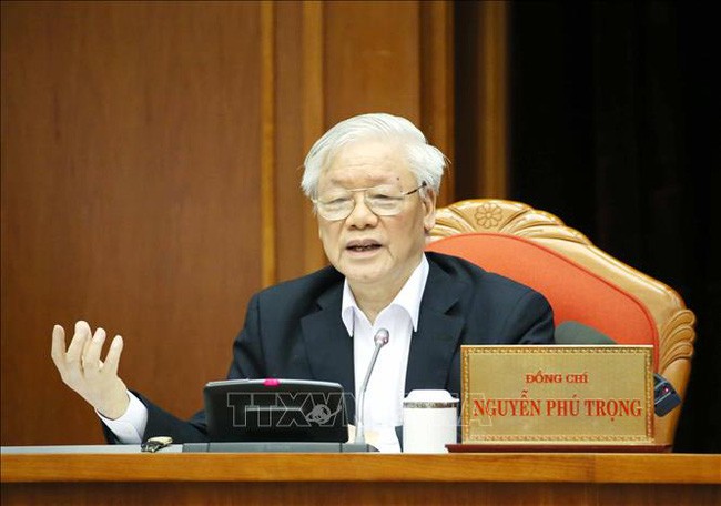 Tổng Bí thư, Chủ tịch nước Nguyễn Phú Trọng chủ trì Hội nghị cán bộ toàn quốc
