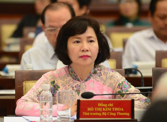 Nguyên thứ trưởng Bộ Công thương Hồ Thị Kim Thoa bị khởi tố