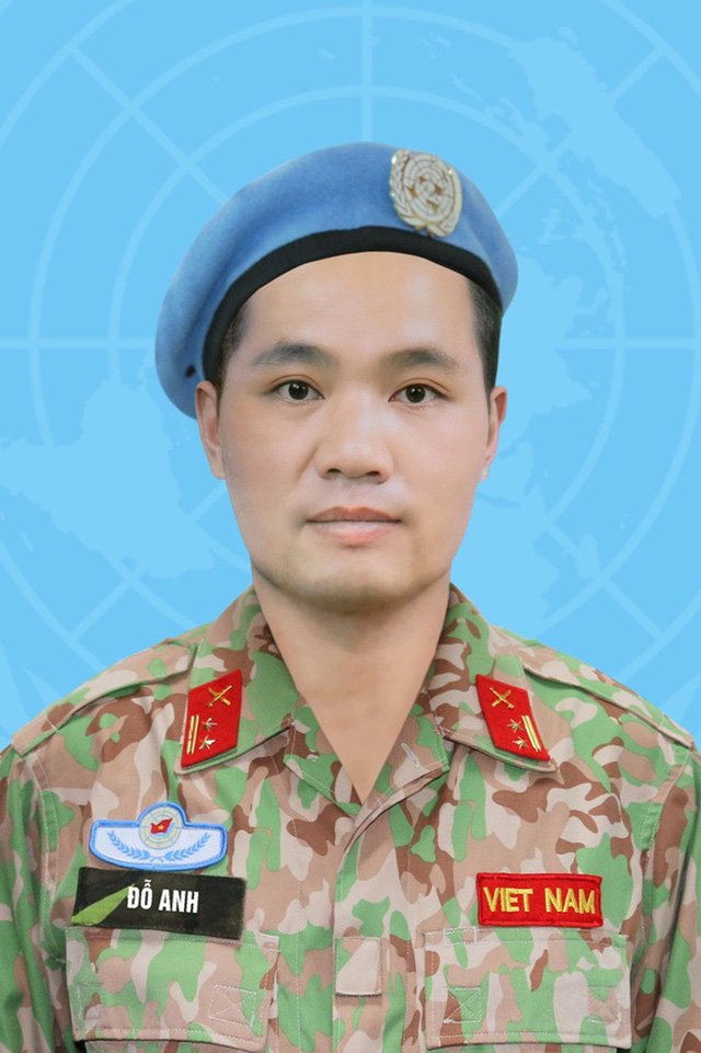 Trung tá Đỗ Anh hi sinh trong thời gian làm nhiệm vụ gìn giữ hòa bình LHQ