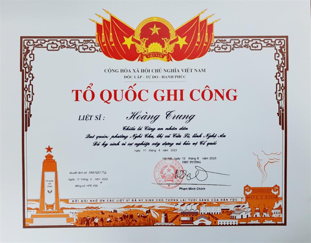Thủ tướng cấp Bằng 