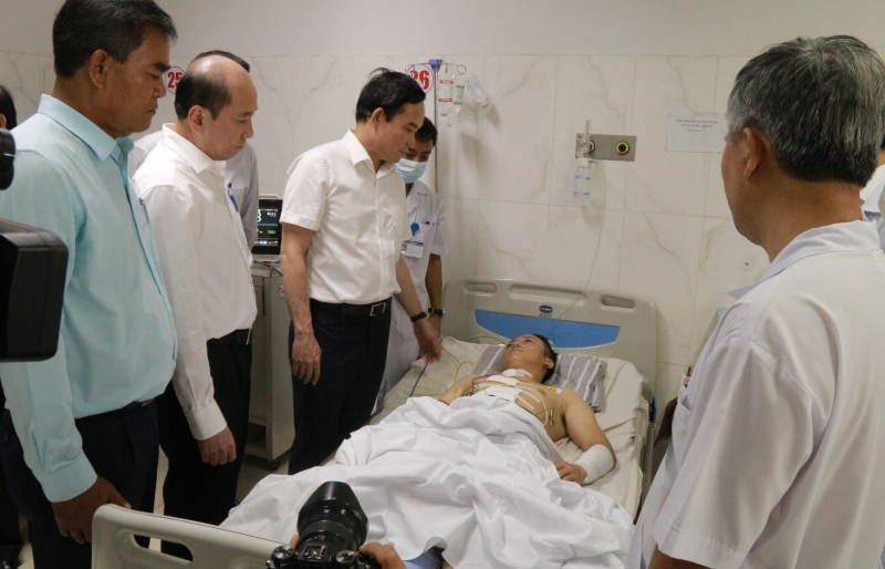 Sức khoẻ của 2 cán bộ Công an xã bị thương đã dần hồi phục