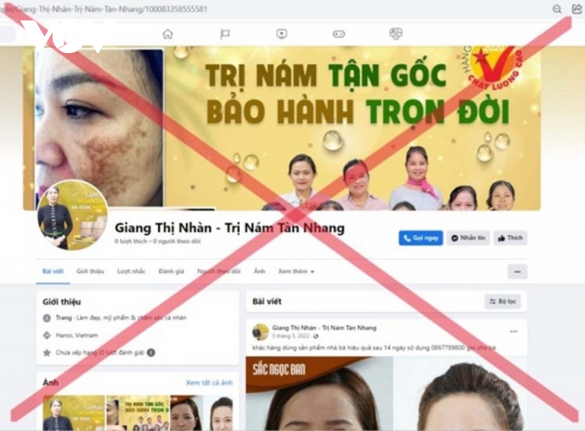 Nhiều người dính bẫy “thần y” Giang Thị Nhàn trị nám tận gốc – bảo hành trọn đời