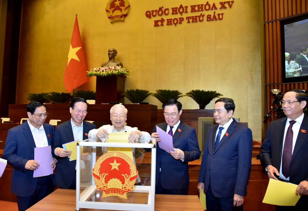 Công bố kết quả lấy phiếu tín nhiệm 44 chức danh do Quốc hội bầu hoặc phê chuẩn